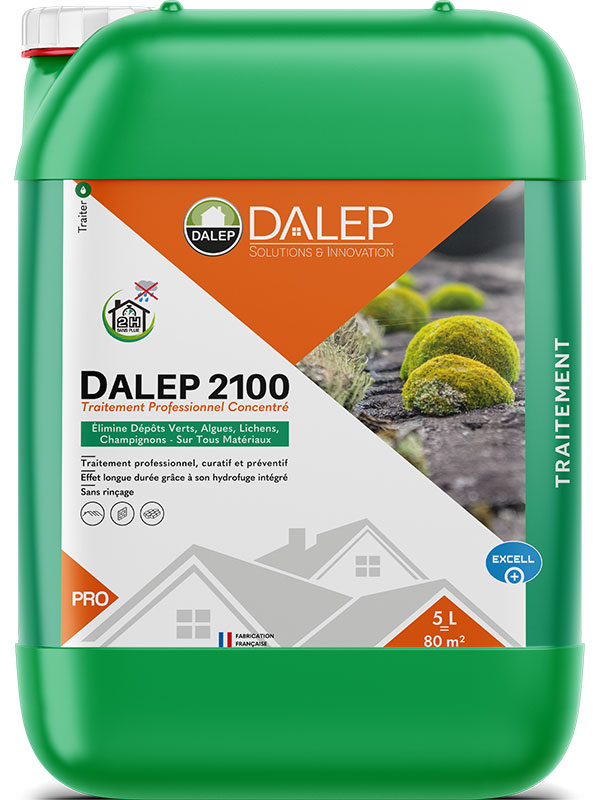 Produit Dalep 2100 pour nettoyage de toiture